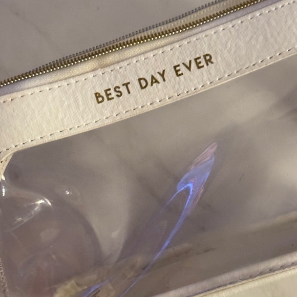 Mudpie Best day ever clear, cosmetic bag - Picture 2 of 7